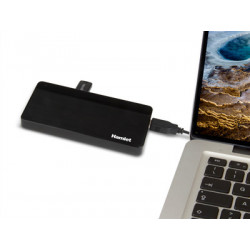 Hamlet XHUB70036 hub di interfaccia USB 3.2 Gen 1 (3.1 Gen 1) Type-B 5000 Mbit/s Nero
