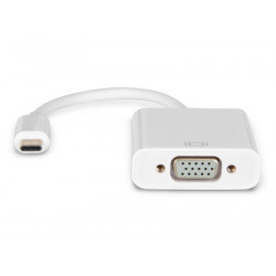 Hamlet HVATC2VGA cavo e adattatore video 0,13 m USB tipo-C VGA (D-Sub) Bianco