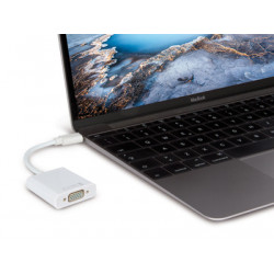 Hamlet HVATC2VGA cavo e adattatore video 0,13 m USB tipo-C VGA (D-Sub) Bianco