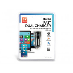 Hamlet XPW12U234 Caricabatterie per dispositivi mobili Nero Auto