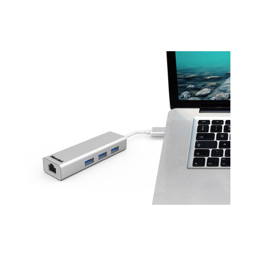 Hamlet XHUB330LAN hub di interfaccia USB 3.2...