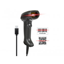 Hamlet HBCS2D300U lettore di codici a barre Lettore di codici a barre portatile 1D/2D CMOS Nero