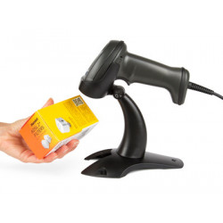 Hamlet HBCS2D300U lettore di codici a barre Lettore di codici a barre portatile 1D/2D CMOS Nero