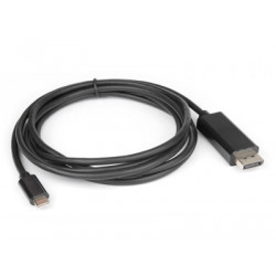 Hamlet XVAUC-DP4K20 cavo e adattatore video 2 m USB tipo-C DisplayPort Nero