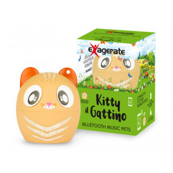 Hamlet XBTPET-CAT altoparlante portatile 4 W Altoparlante portatile mono Nero, Arancione, Bianco