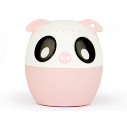 Hamlet XBTPET-PIG altoparlante portatile 4 W Altoparlante portatile mono Nero, Rosa, Bianco