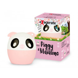 Hamlet XBTPET-PIG altoparlante portatile 4 W Altoparlante portatile mono Nero, Rosa, Bianco