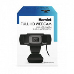 Hamlet HWCAM1080 webcam 2 MP 1920 x 1080 Pixel USB 2.0 Nero