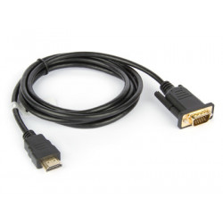 Hamlet XVCHDM-VGA180 cavo e adattatore video 1,8 m HDMI tipo A (Standard) VGA (D-Sub) Nero