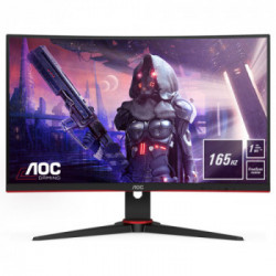 AOC Gaming C24G2AE/BK monitor piatto per PC 59,9 cm (23.6") 1920 x 1080 Pixel Full HD LED Nero, Rosso
