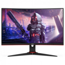 AOC Gaming C24G2AE/BK monitor piatto per PC 59,9 cm (23.6") 1920 x 1080 Pixel Full HD LED Nero, Rosso