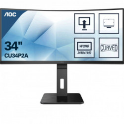 AOC Pro-line CU34P2A LED display 86,4 cm (34") 3440 x 1440 Pixel 2K Ultra HD Nero