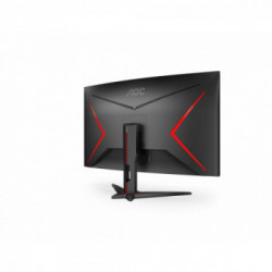 AOC Gaming CQ32G2SE/BK LED display 80 cm (31.5") 2560 x 1440 Pixel 2K Ultra HD Nero, Rosso