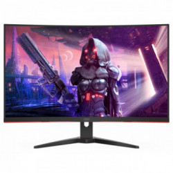 AOC Gaming CQ32G2SE/BK LED display 80 cm (31.5") 2560 x 1440 Pixel 2K Ultra HD Nero, Rosso