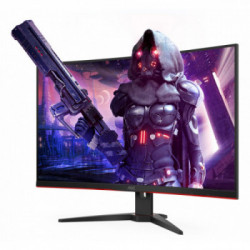 AOC Gaming CQ32G2SE/BK LED display 80 cm (31.5") 2560 x 1440 Pixel 2K Ultra HD Nero, Rosso