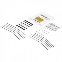 StarTech.com Cavi di raccordo di sicurezza - Confezione da 10 - Acciaio - Regolabili