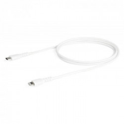 StarTech.com Cavo da USB C a Lightning da 1m per iPhone / iPad / iPod - Certificato Apple MFi - Bianco