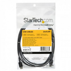 StarTech.com Cavo USB-C di 2 m - Nero