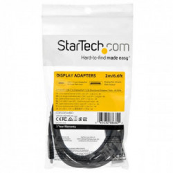 StarTech.com Cavo adattatore da USB C a DisplayPort 1.2 da 2m - Cavo video bidirezionale da DP a USB-C o USB-C a DP 4K 60Hz -