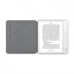 Rakuten Kobo Kobo Libra H2O custodia per e-book reader Custodia a libro Grigio 17,8 cm (7")