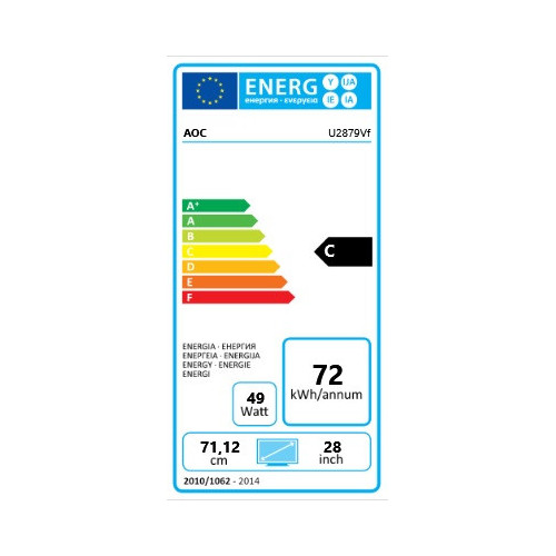 AOC Value-line U2879VF monitor piatto per PC...