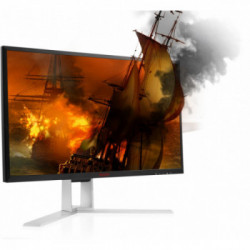 AOC Gaming AG271QG monitor piatto per PC 68,6 cm (27") 2560 x 1440 Pixel Quad HD LED Nero, Rosso