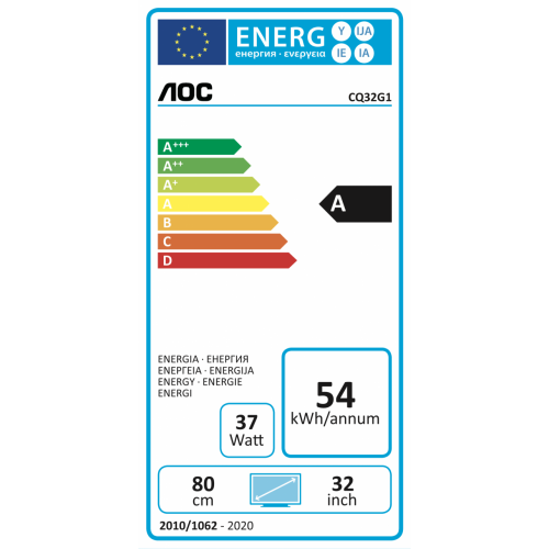 AOC Gaming CQ32G1 LED display 80 cm (31.5")...