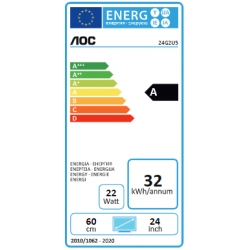 AOC Gaming 24G2U5/BK monitor piatto per PC 60,5 cm (23.8") 1920 x 1080 Pixel Full HD LED Nero