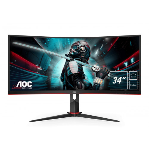 AOC Gaming CU34G2/BK LED display 86,4 cm (34")...