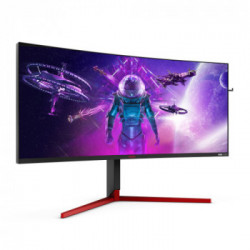 AOC Gaming AG353UCG monitor piatto per PC 88,9 cm (35") 3440 x 1440 Pixel WQHD LED Nero, Rosso