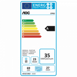 AOC Pro-line 27P2C LED display 68,6 cm (27") 1920 x 1080 Pixel Full HD Nero