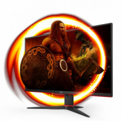 AOC G2 24G2ZE/BK LED display 60,5 cm (23.8") 1920 x 1080 Pixel Full HD Nero, Rosso