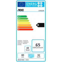 AOC C32G2ZE/BK monitor piatto per PC 80 cm (31.5") 1920 x 1080 Pixel Full HD LED Nero