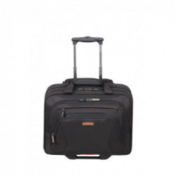 American Tourister At Work borsa per notebook 39,6 cm (15.6") Valigetta ventiquattrore Nero, Arancione