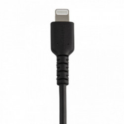StarTech.com Cavo da USB-A a Lightning da 15cm nero - Robusto e resistente cavo di alimentazione/sincronizzazione in fibra