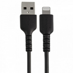 StarTech.com Cavo da USB-A a Lightning da 15cm nero - Robusto e resistente cavo di alimentazione/sincronizzazione in fibra