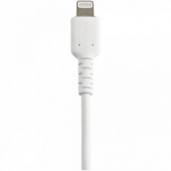 StarTech.com Cavo da USB-A a Lightning da 30cm bianco - Robusto e resistente cavo di alimentazione/sincronizzazione in fibra