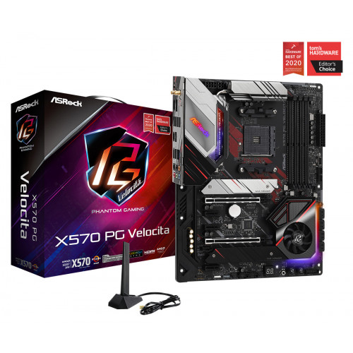 Asrock X570 PG Velocita AMD X570 Presa AM4 ATX