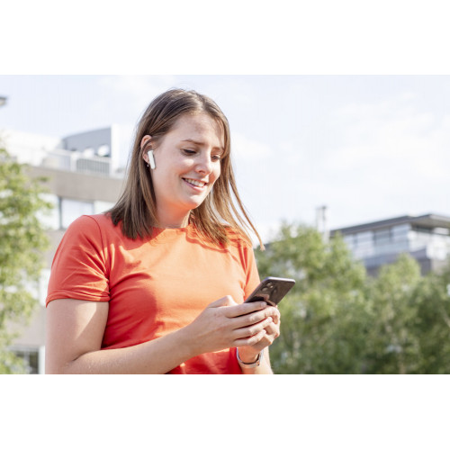 Trust Primo Cuffia Auricolare Bianco