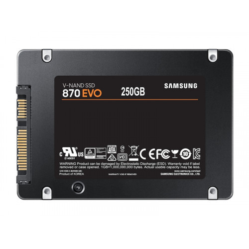 Samsung 870 EVO 250 GB Nero