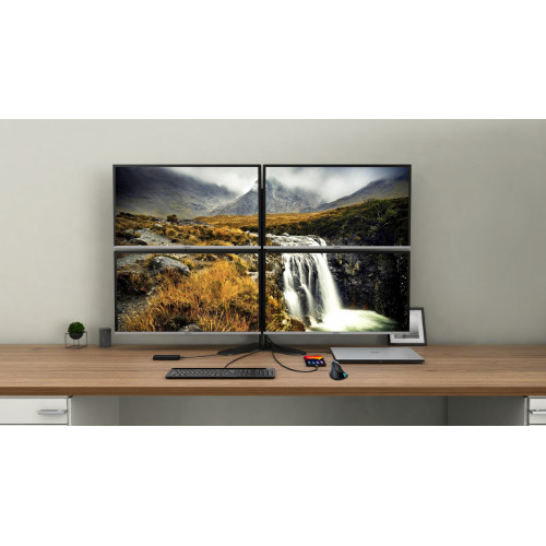 i-tec USB-C Quattro Display Docking Station...