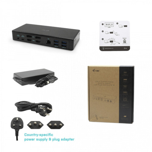 i-tec USB-C Quattro Display Docking Station...
