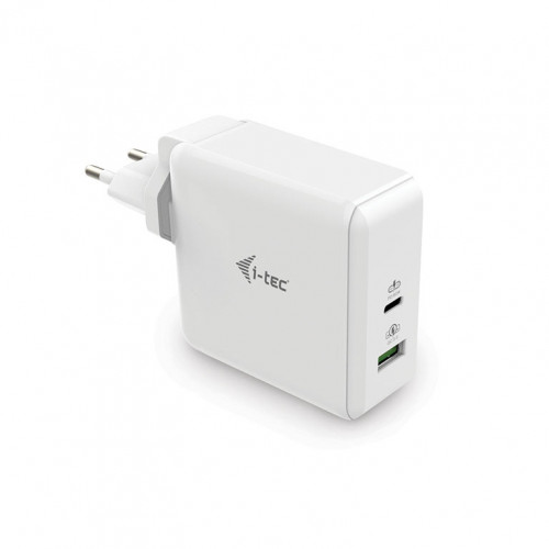 i-tec USB-C Travel Charger 60W + USB-A Port 18W