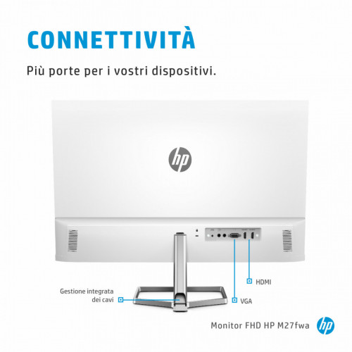 HP M27fwa 68,6 cm (27") 1920 x 1080 Pixel Full...
