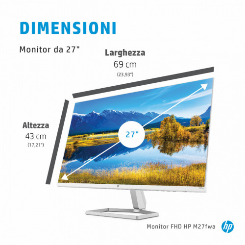 HP M27fwa 68,6 cm (27") 1920 x 1080 Pixel Full...