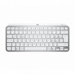 Logitech MX Keys Mini tastiera RF senza fili + Bluetooth QWERTY Italiano Alluminio, Bianco
