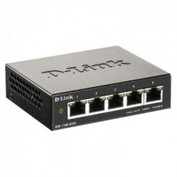 D-Link DGS-1100-05V2 switch di rete Gestito Gigabit Ethernet (10/100/1000) Nero