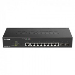D-Link DGS-2000-10P switch di rete Gestito L2/L3 Gigabit Ethernet (10/100/1000) Supporto Power over Ethernet (PoE) 1U Nero