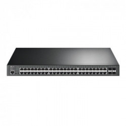 TP-Link TL-SG3452P switch di rete Gestito L2/L2+ Gigabit Ethernet (10/100/1000) Supporto Power over Ethernet (PoE) Nero