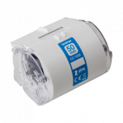 Brother CZ-1005 nastro per etichettatrice Bianco su verde